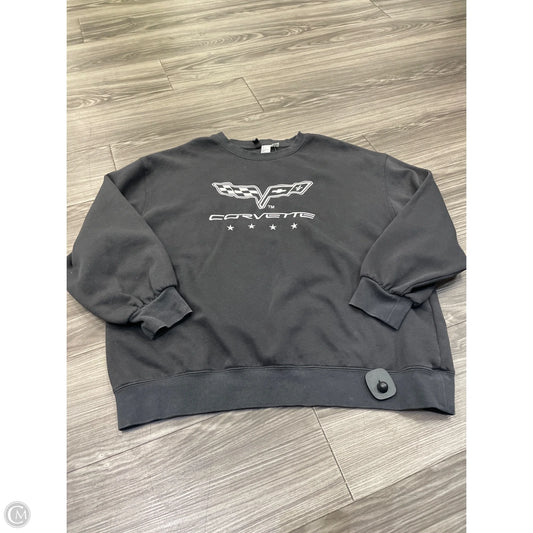 Sweatshirt Crewneck By Divided In Grey, Size: L