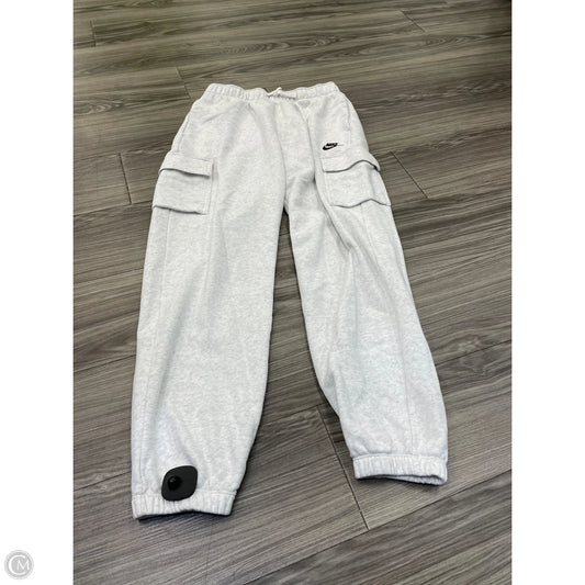 Athletic Pants By Nike In Grey, Size: S