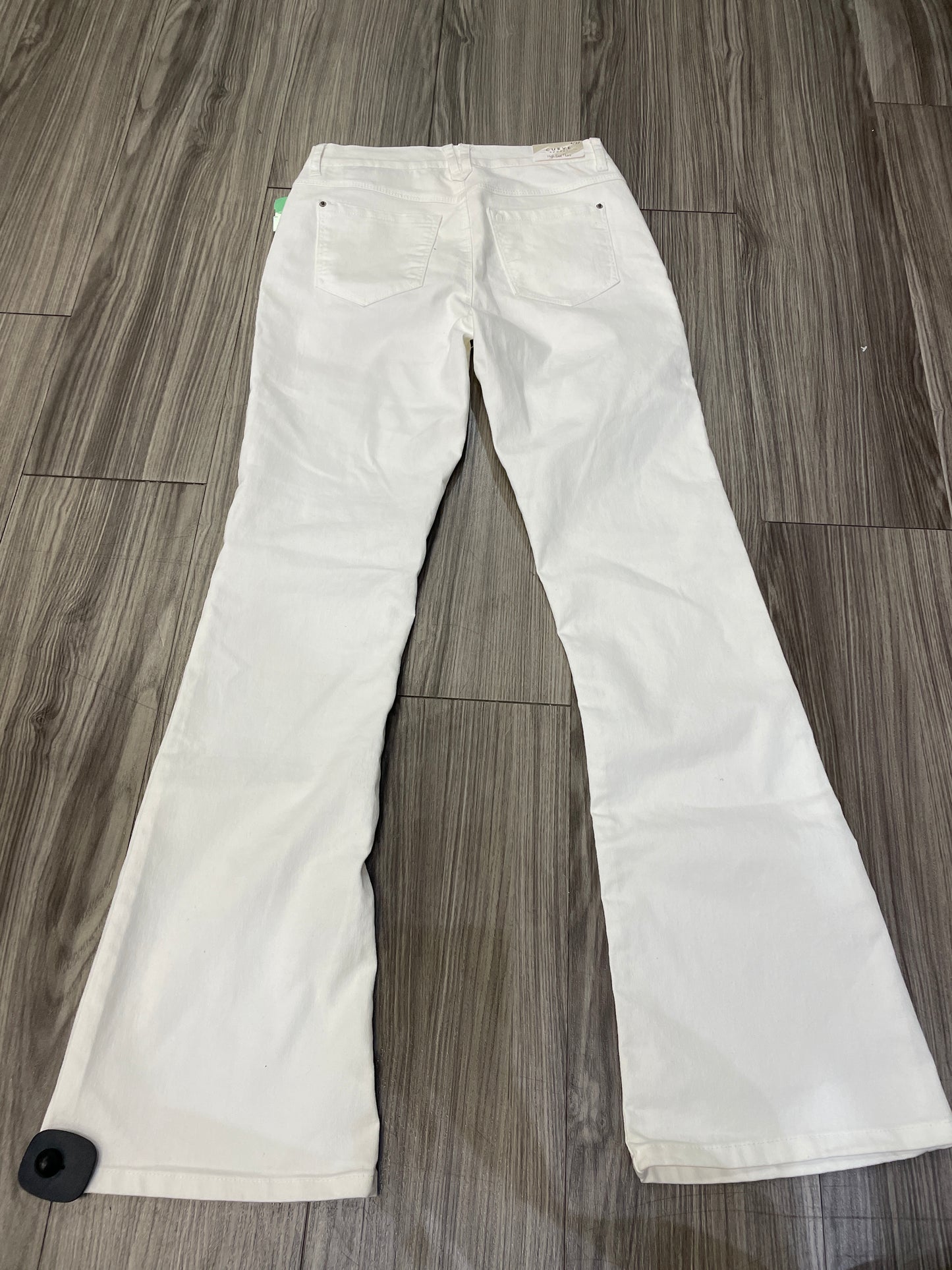 White Jeans Flared Curve Appeal, Size 4