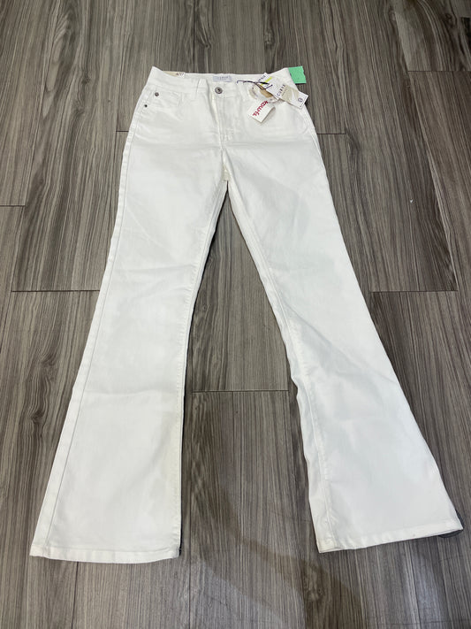White Jeans Flared Curve Appeal, Size 4