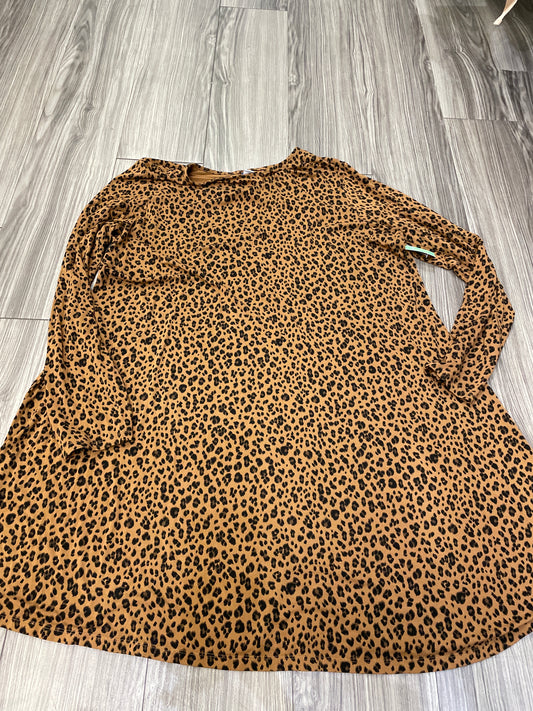 Animal Print Dress Casual Short Old Navy, Size Xxl