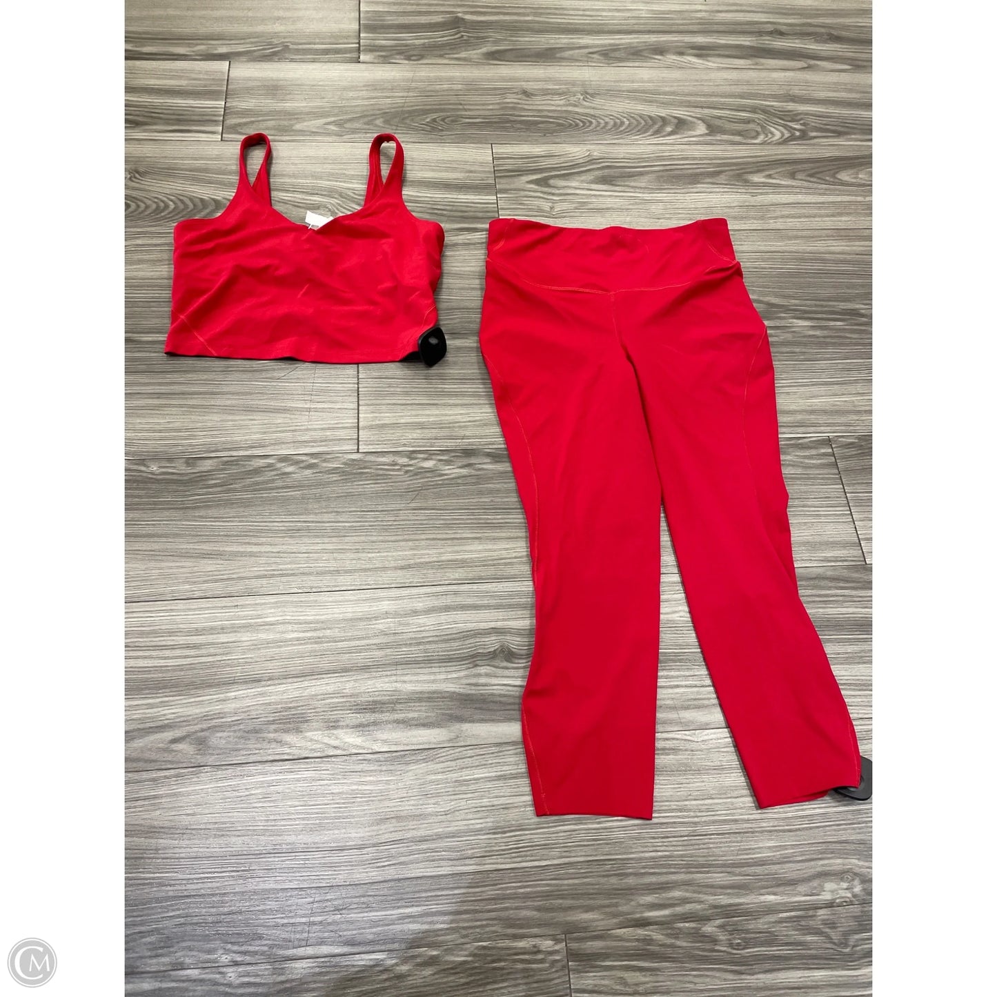 Athletic Pants 2pc By Lululemon In Red, Size: L