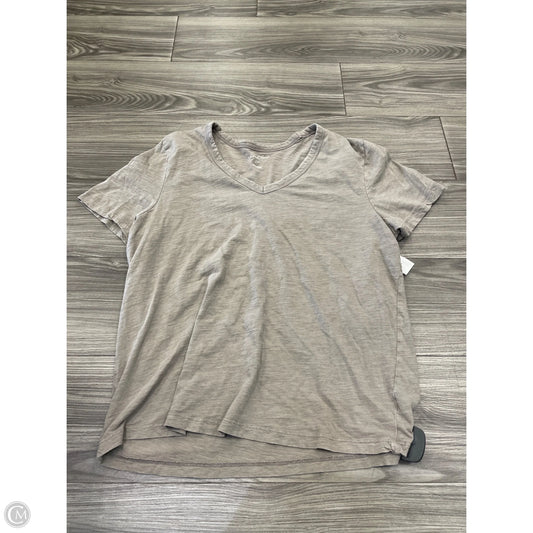 Top Short Sleeve By Universal Thread In Brown, Size: Xl