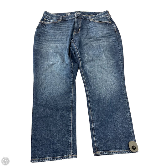 Jeans Straight By Ana In Blue Denim, Size: 20