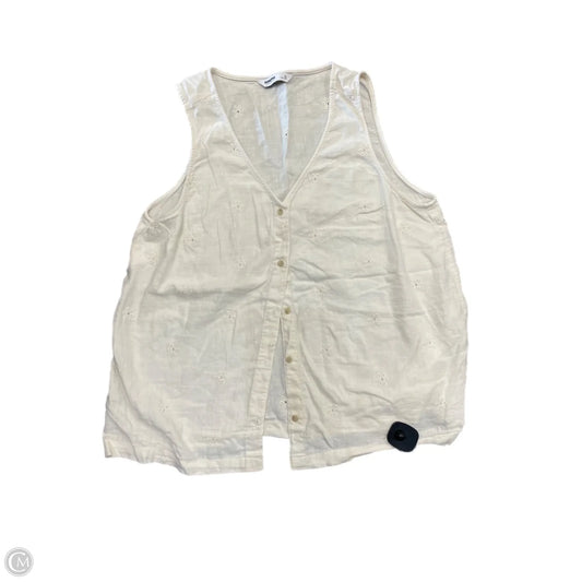 Tank Top By Sonoma In Cream, Size: Xl