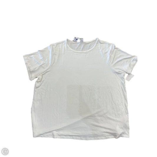 Top Short Sleeve By Old Navy In White, Size: Xl
