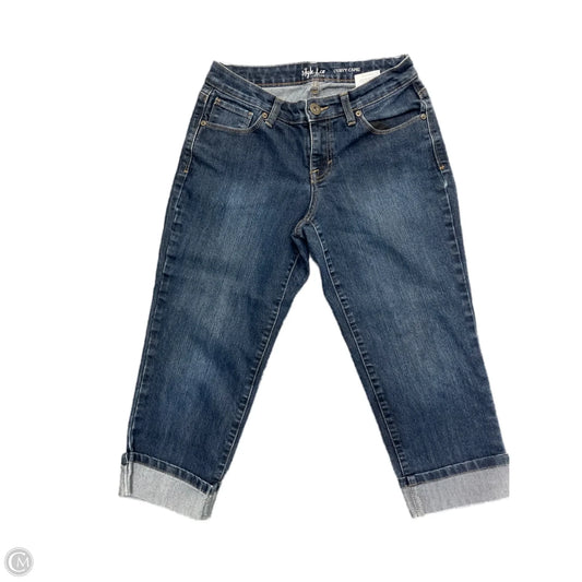 Capris By Style And Co Collection Women In Blue Denim, Size: 2