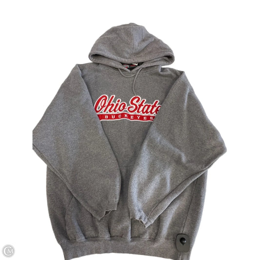 Sweatshirt Hoodie By Cmc In Grey, Size: L