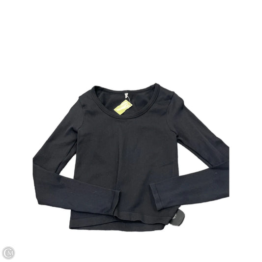 Top Long Sleeve By Cmc In Black, Size: S