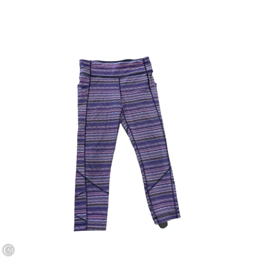 Athletic Leggings Capris By Lululemon In Purple, Size: M