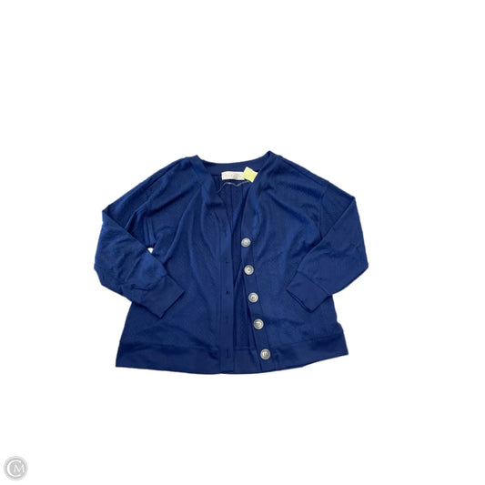 Cardigan By French Laundry In Blue, Size: L
