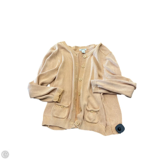 Cardigan By Orvis In Yellow, Size: Xl