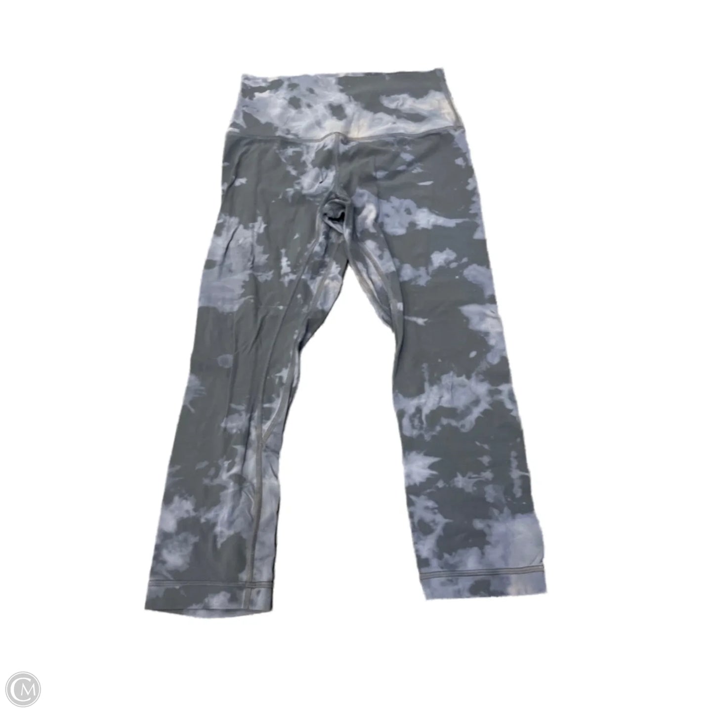 Athletic Leggings Capris By Lululemon In Grey, Size: S