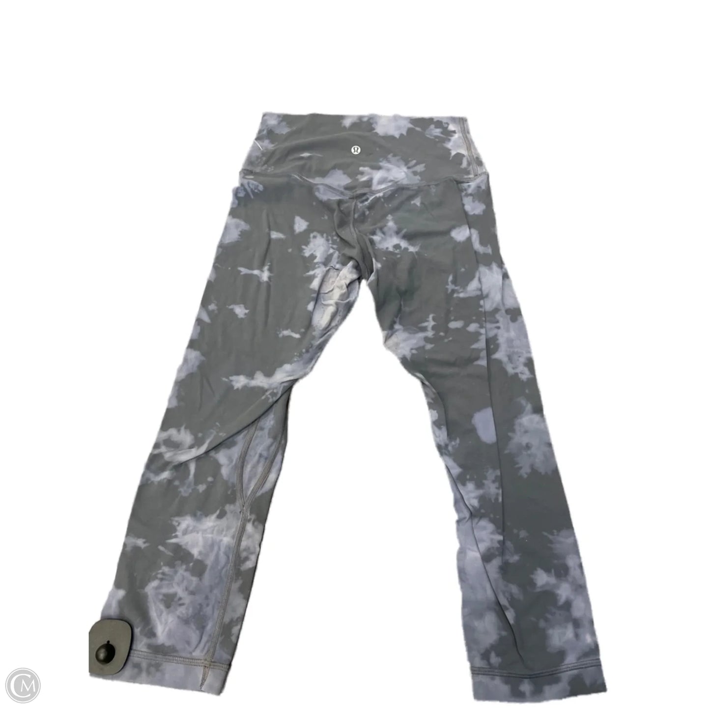 Athletic Leggings Capris By Lululemon In Grey, Size: S