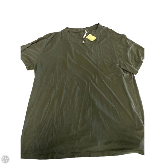 Top Short Sleeve By Lululemon In Green, Size: M