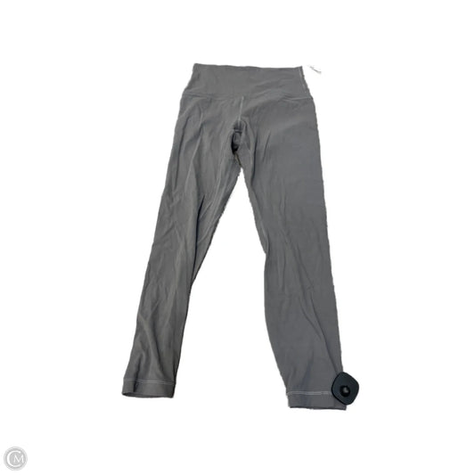 Athletic Leggings By Lululemon In Grey, Size: S