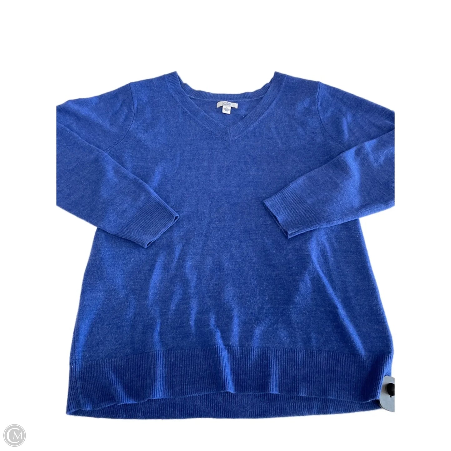 Sweater By Croft And Barrow In Blue, Size: L