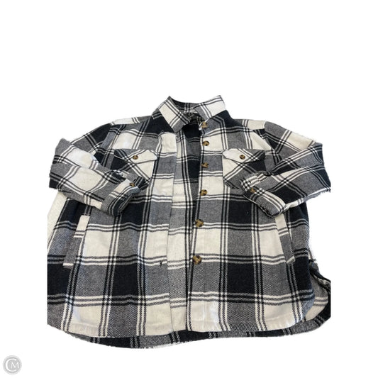 Jacket Shirt By Cmc In Plaid Pattern, Size: Xxl
