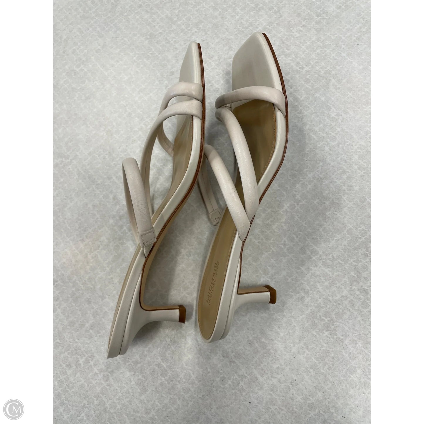 Shoes Designer By Michael Kors In Cream, Size: 7.5