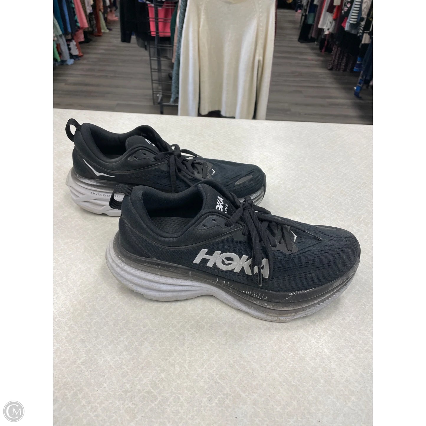 Shoes Athletic By Hoka In Black, Size: 8