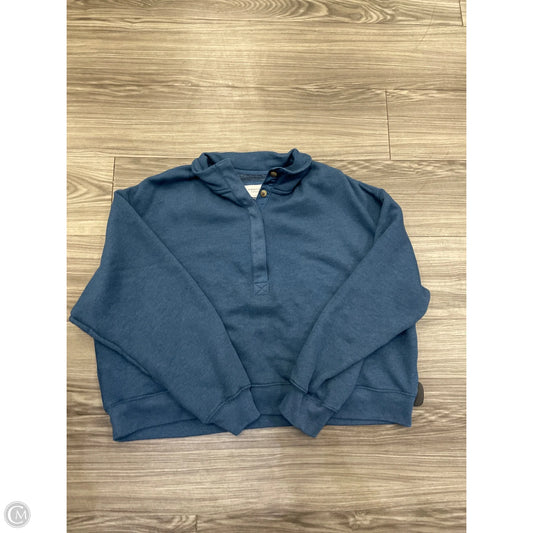 Sweatshirt Collar By American Eagle In Blue, Size: Xl