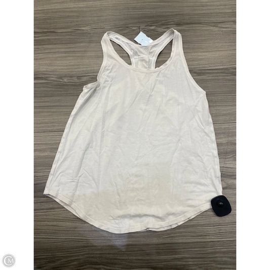 Athletic Tank Top By Lululemon In White, Size: S