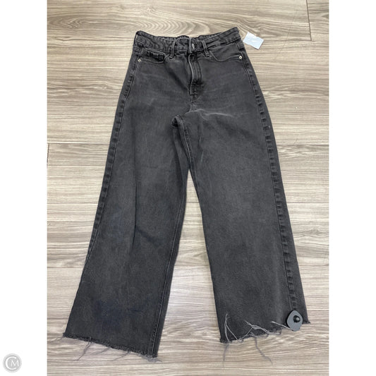 Jeans Wide Leg By Old Navy In Black, Size: 4