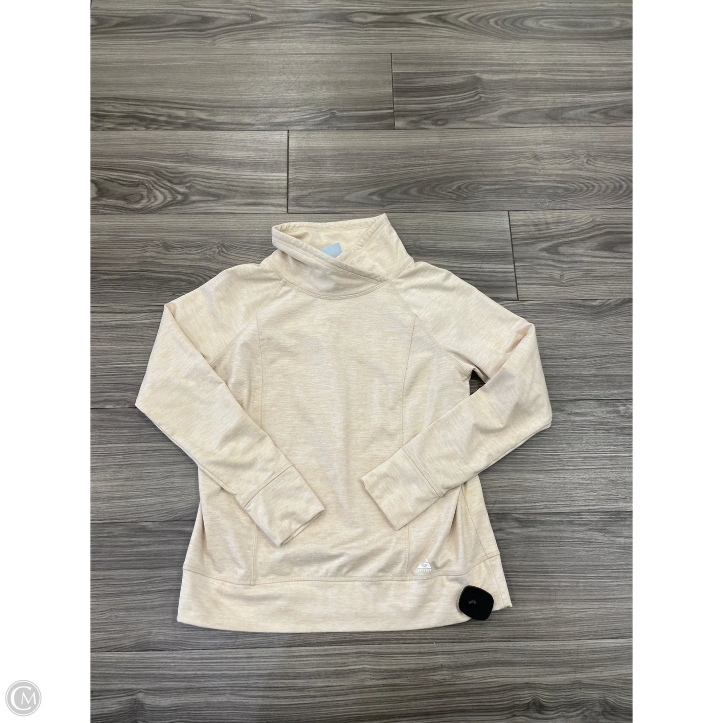 Sweatshirt Collar By Gerry In Tan, Size: M