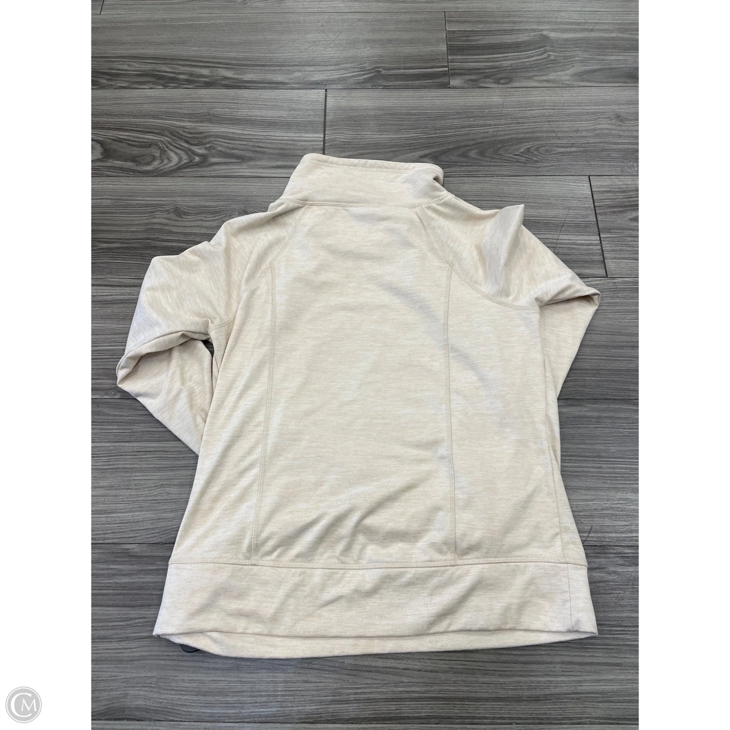 Sweatshirt Collar By Gerry In Tan, Size: M