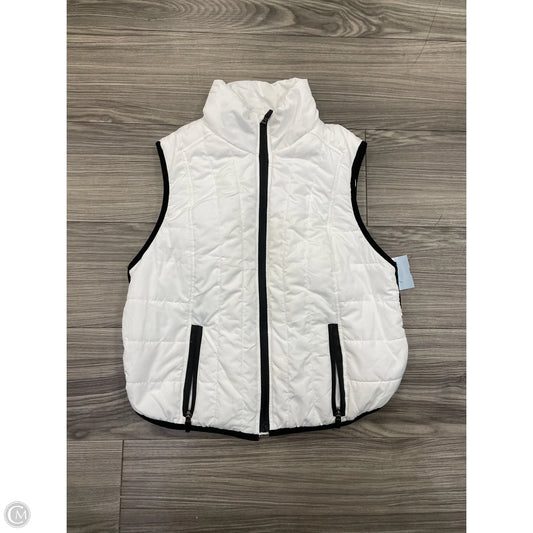 Vest Puffer & Quilted By Cmc In White, Size: S