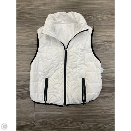 Vest Puffer & Quilted By Cmc In White, Size: S