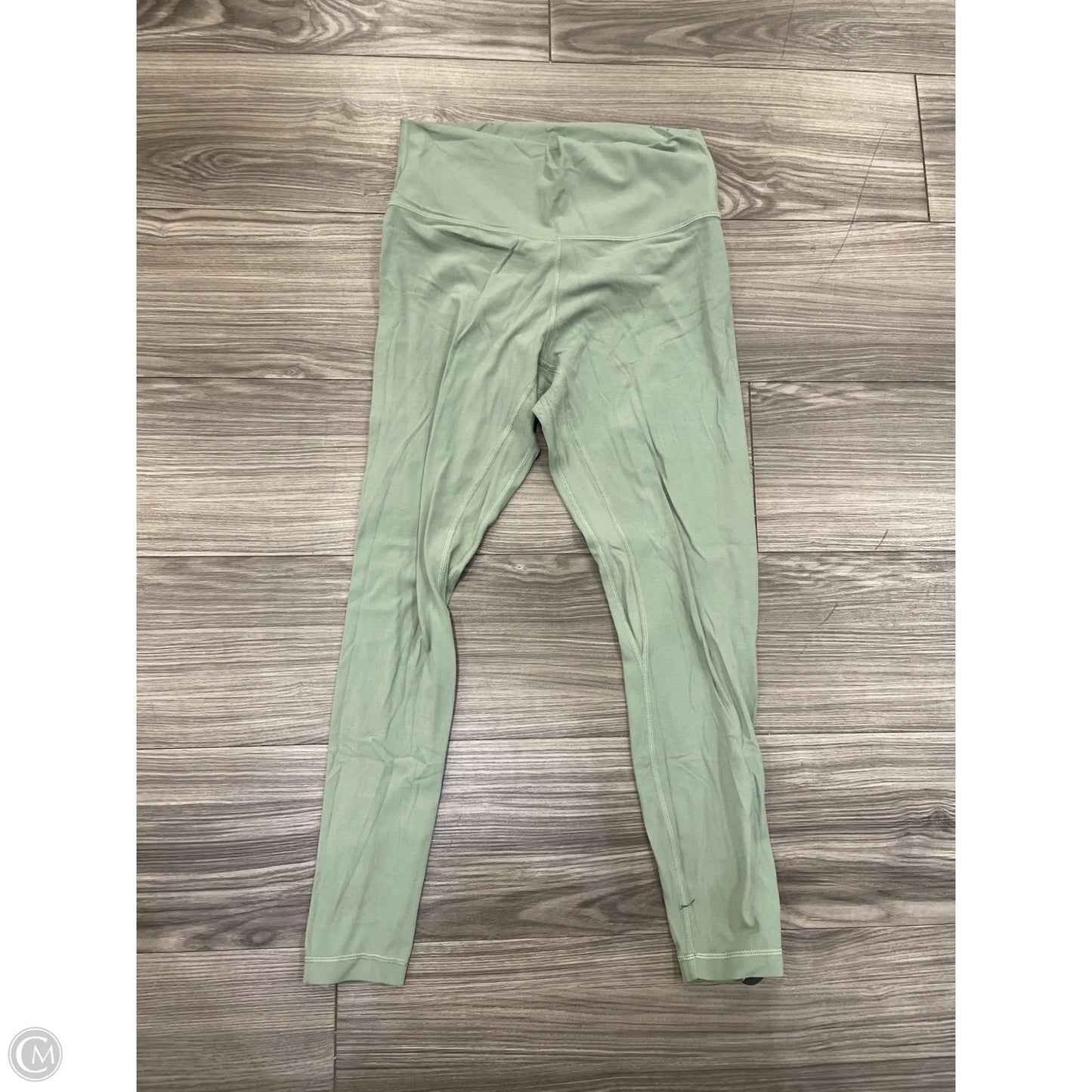 Athletic Leggings By Lululemon In Green, Size: M