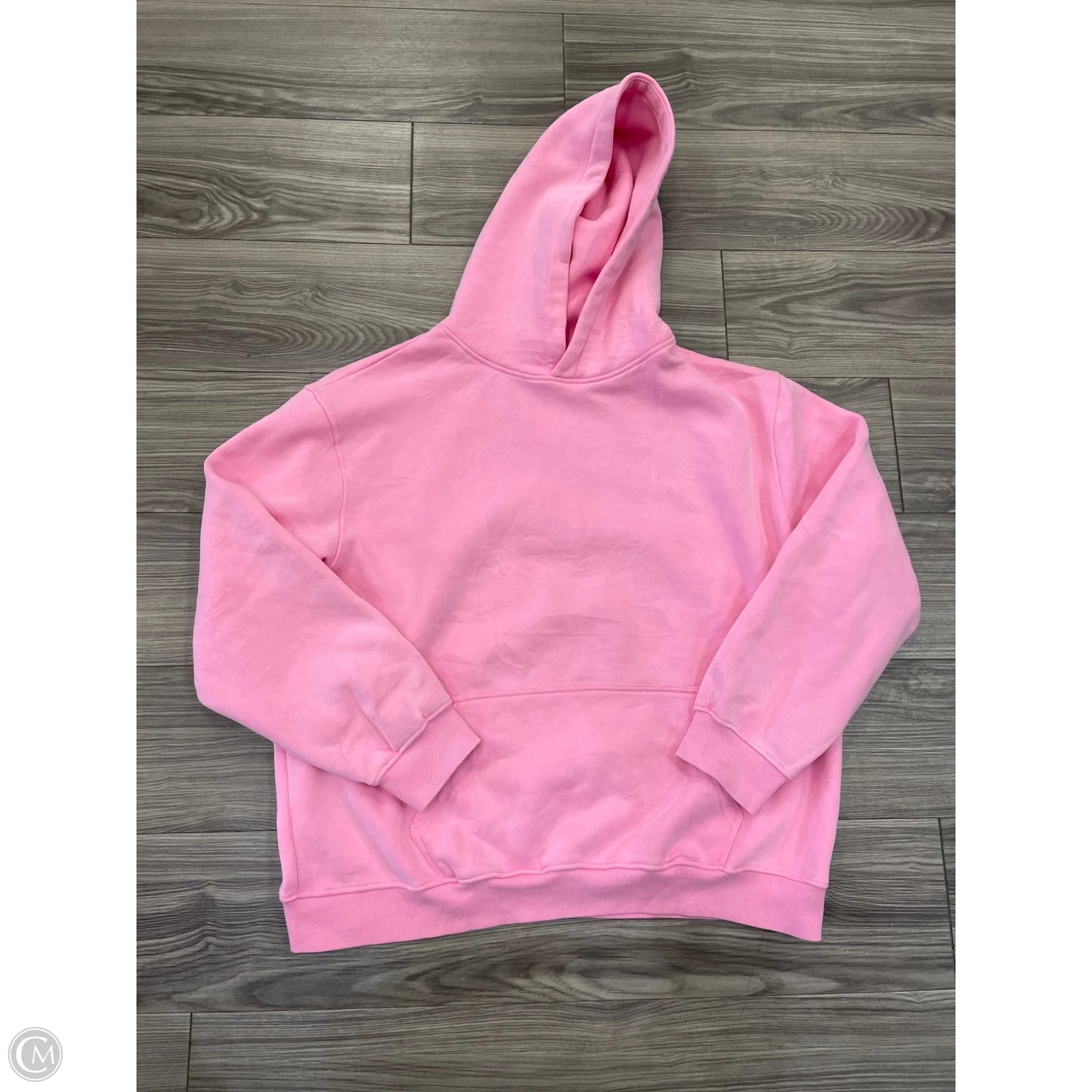 Sweatshirt Hoodie By Cmc In Pink, Size: M