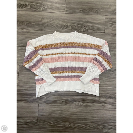 Sweater By Aeropostale In Striped Pattern, Size: S