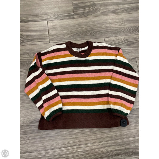 Sweater By Madewell In Striped Pattern, Size: M