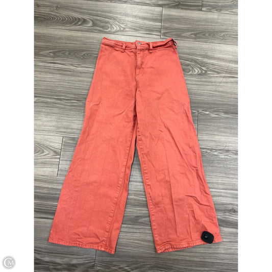 Jeans Wide Leg By Universal Thread In Orange, Size: 6