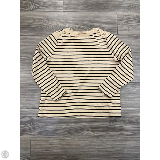 Top Sleeveless By Rafaella In Striped Pattern, Size: Xl