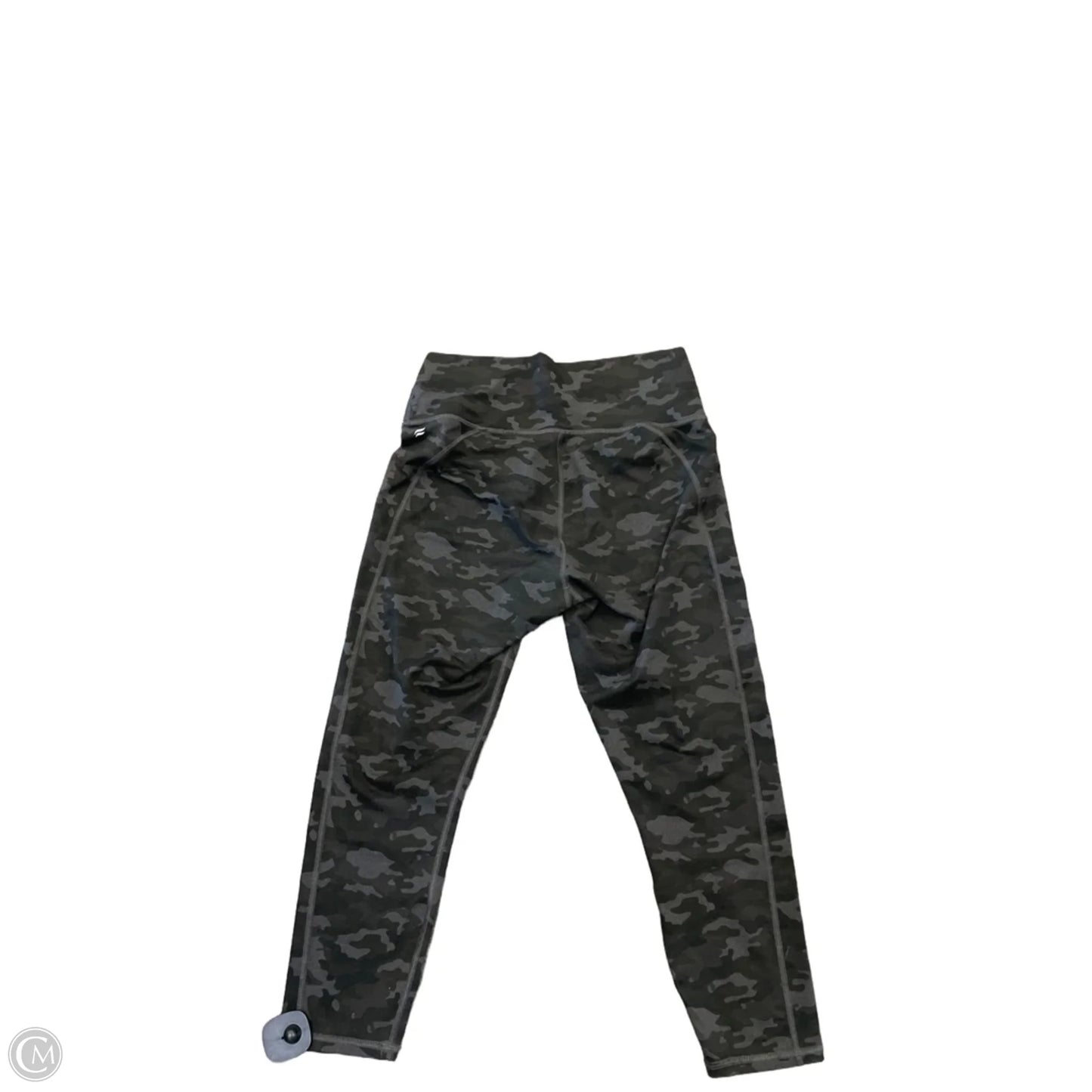Athletic Leggings By Fabletics In Camouflage Print, Size: M