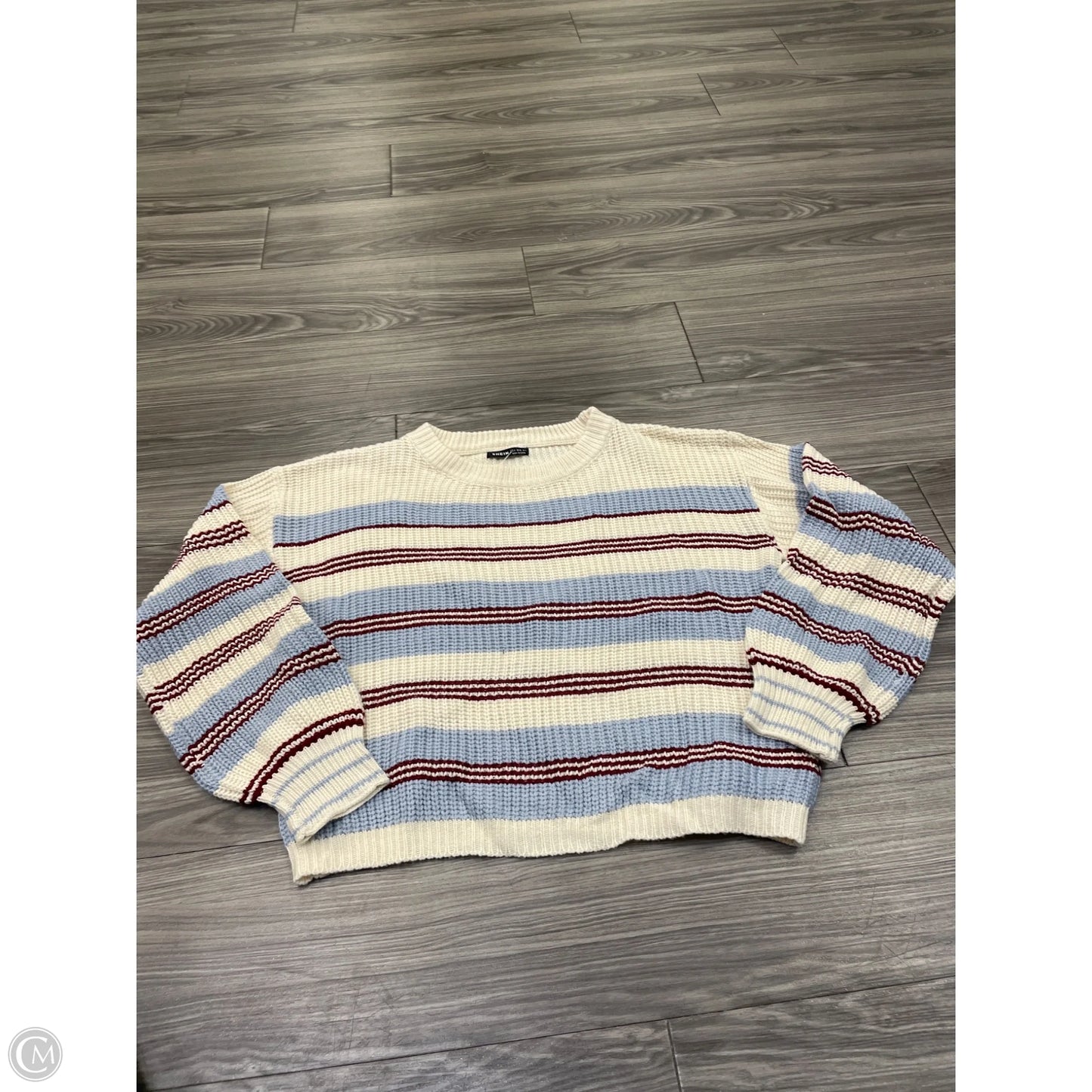 Sweater By Shein In Striped Pattern, Size: S