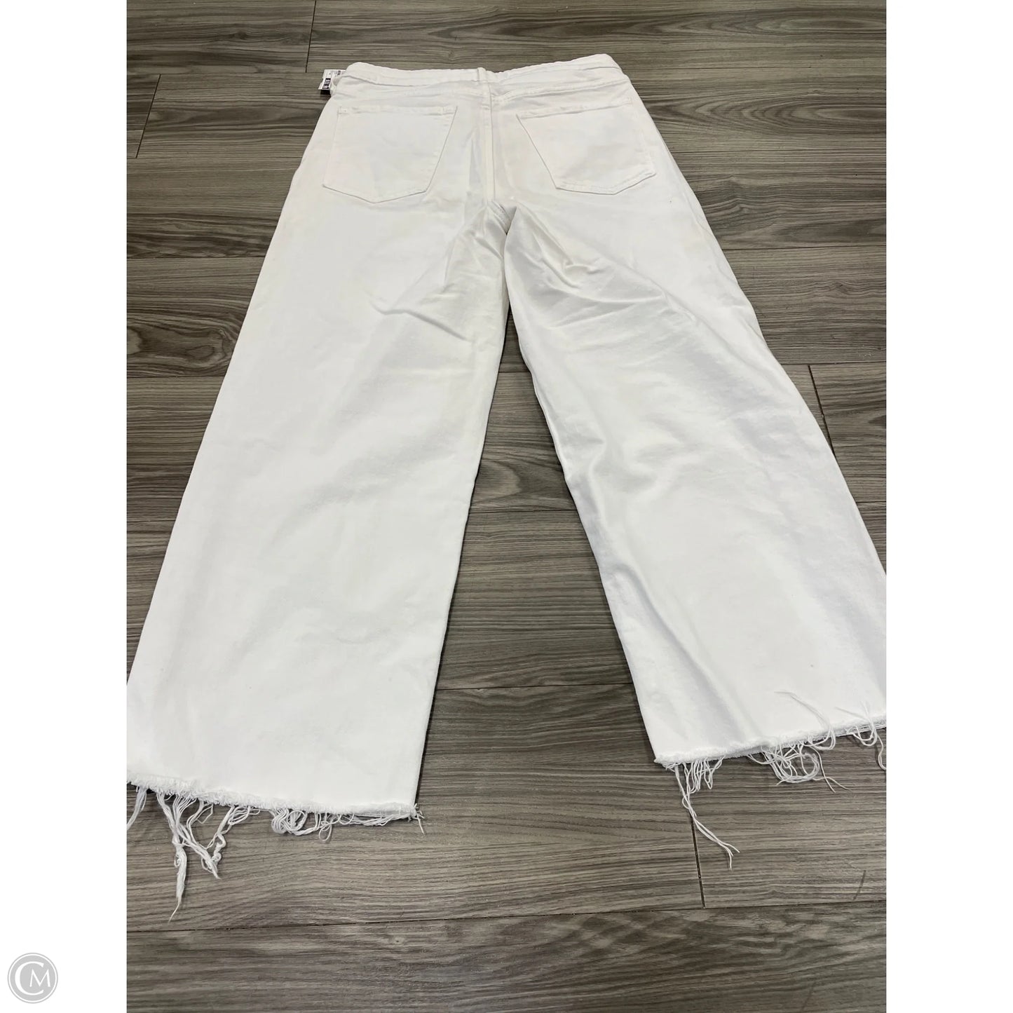 Jeans Wide Leg By Old Navy In White, Size: 10