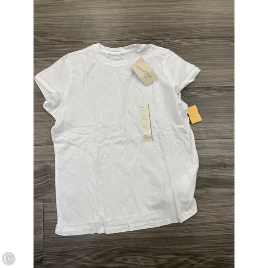 Top Short Sleeve By Universal Thread In White, Size: M