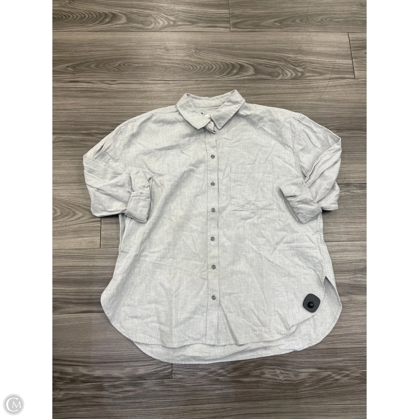 Top Long Sleeve By Universal Thread In Grey, Size: Xl