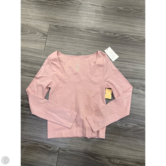 Top Long Sleeve By A New Day In Pink, Size: S