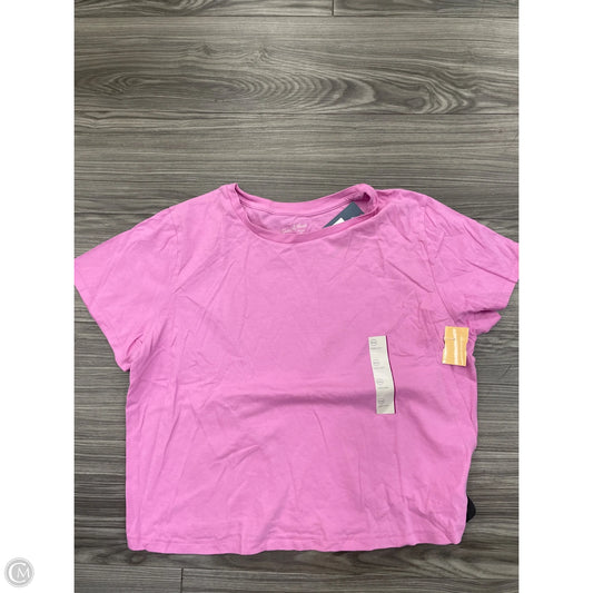 Top Short Sleeve By Universal Thread In Pink, Size: Xxl