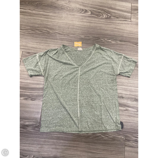 Top Short Sleeve By Bibi In Green, Size: M