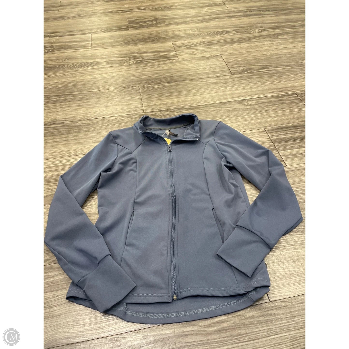 Athletic Jacket By Daisy Fuentes In Blue, Size: M