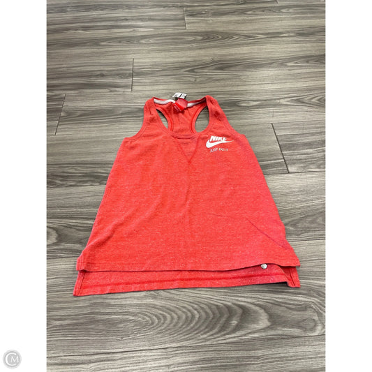 Tank Top By Nike In Red, Size: Xs