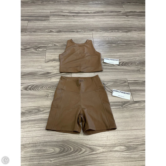 Athletic Shorts 2pc By Girlfriend Collective In Brown, Size: S
