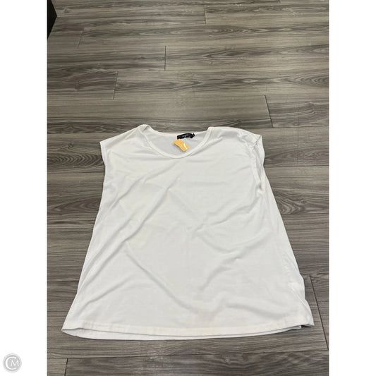 Top Short Sleeve By Cmc In White, Size: Xxl