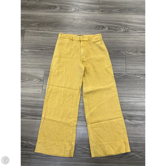 Pants Linen By Abercrombie And Fitch In Yellow, Size: 2